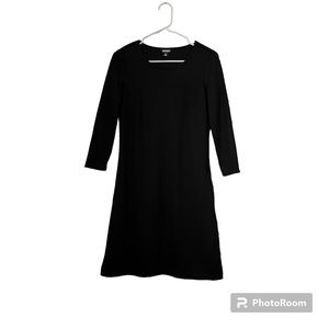 Nicole Miller Womens Size XS Black Long Sleeve Dress w/ Pockets